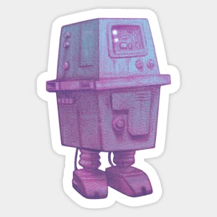 Vaporwave Robot Sticker